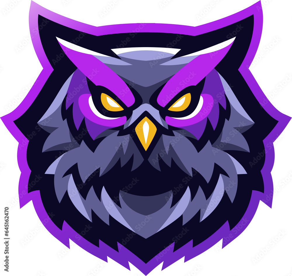 Owl head esport mascot