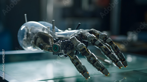 Roboter Hand Hände Generative AI