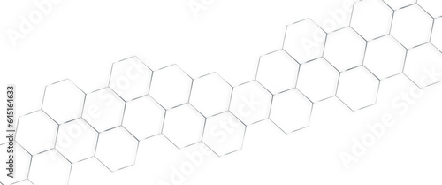 Modern hexagon vector illustration, honeycomb background with glowing hexagon geometric lines. 
