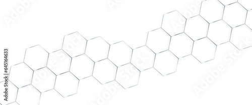 Modern hexagon vector illustration, honeycomb background with glowing hexagon geometric lines. 