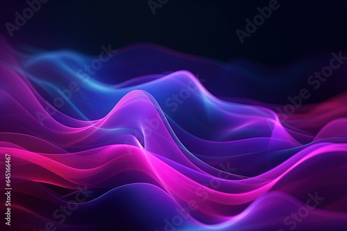 Wallpaper Mural abstract futuristic background with gold PINK blue glowing neon moving high speed wave lines and bokeh lights. Data transfer concept Fantastic wallpaper Torontodigital.ca