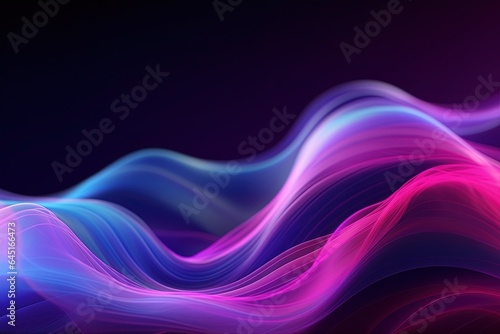 Wallpaper Mural abstract futuristic background with gold PINK blue glowing neon moving high speed wave lines and bokeh lights. Data transfer concept Fantastic wallpaper Torontodigital.ca