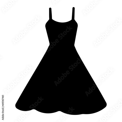 barbiecore dress black doll girl play clothes