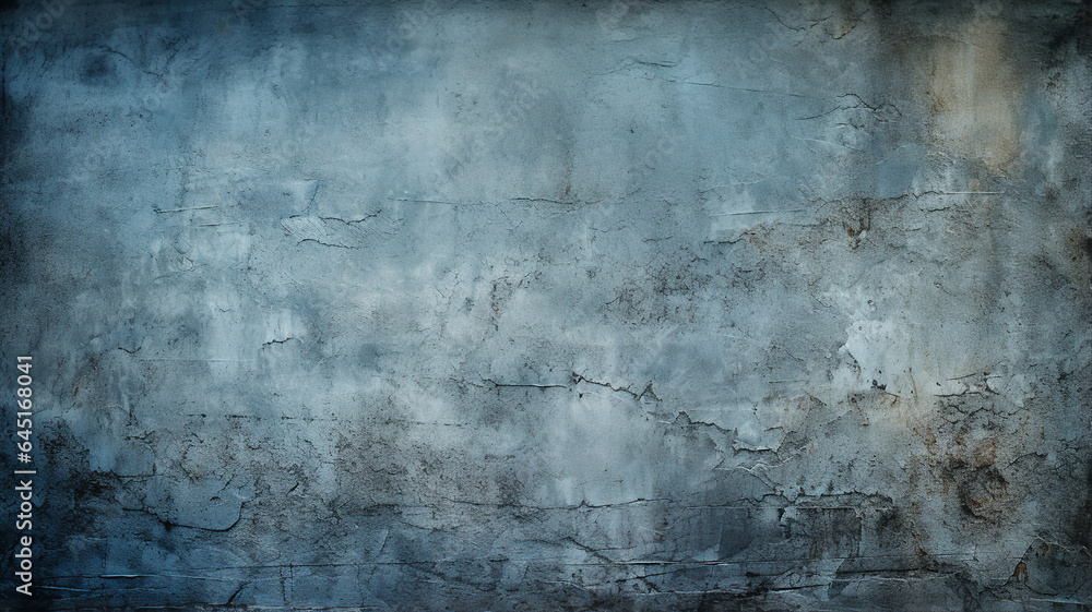 Dark blue abstract background, paint wall texture, vintage stucco or cement backdrop