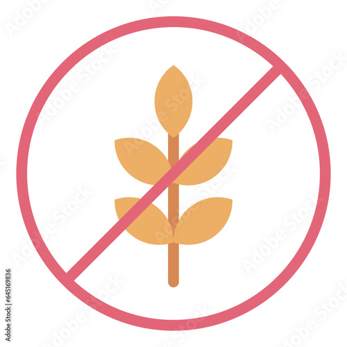 Gluten Free Food flat icon