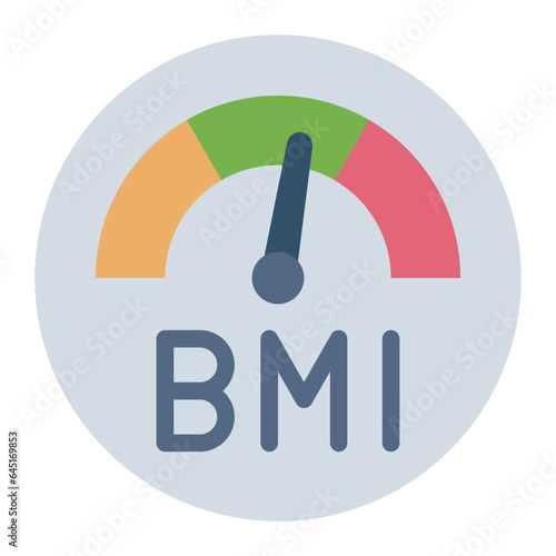 Body Mass Index flat icon