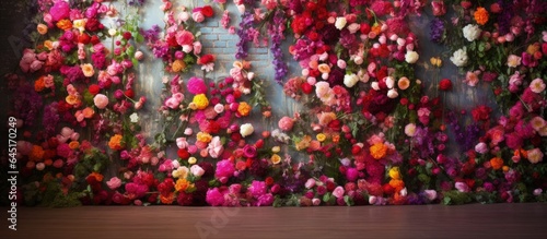 Incredible floral wall image layout.