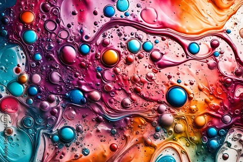 abstract background with bubbles