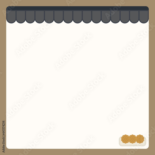 Fotografia Background with eaves and yakgwa