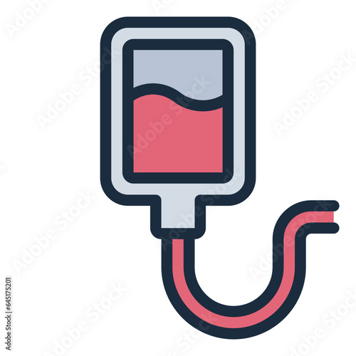 Blood Transfusion filled line icon