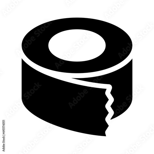 Adhesive Tape solid glyph icon