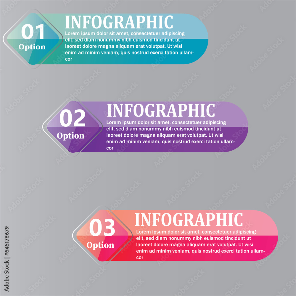 Obraz premium modern template vector art vector infographic banner or template
