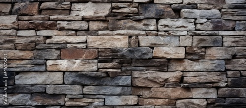 Wall stone texture in architecture.
