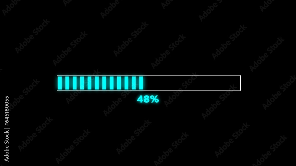 abstract glowing loading bar illustration background 4k abstract glowing loading bar illustration background 4k