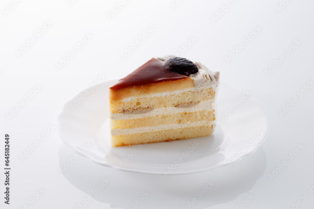 甘くて美味しそうな栗のケーキ