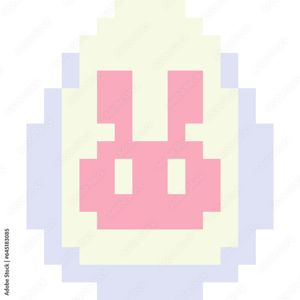 Pixel art easter egg icon Pixel art easter egg icon