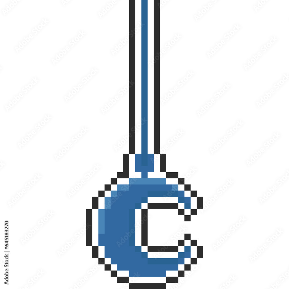Pixel art ramadan moon mobile icon Pixel art ramadan moon mobile icon