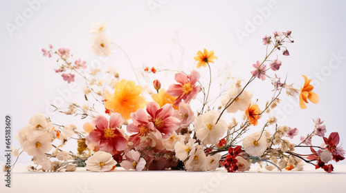 冬の花のアレンジメント, ai生成による