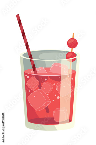 fruit drink of cherry