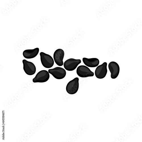 Set of Sesame isolated on a white background. vector illustration.