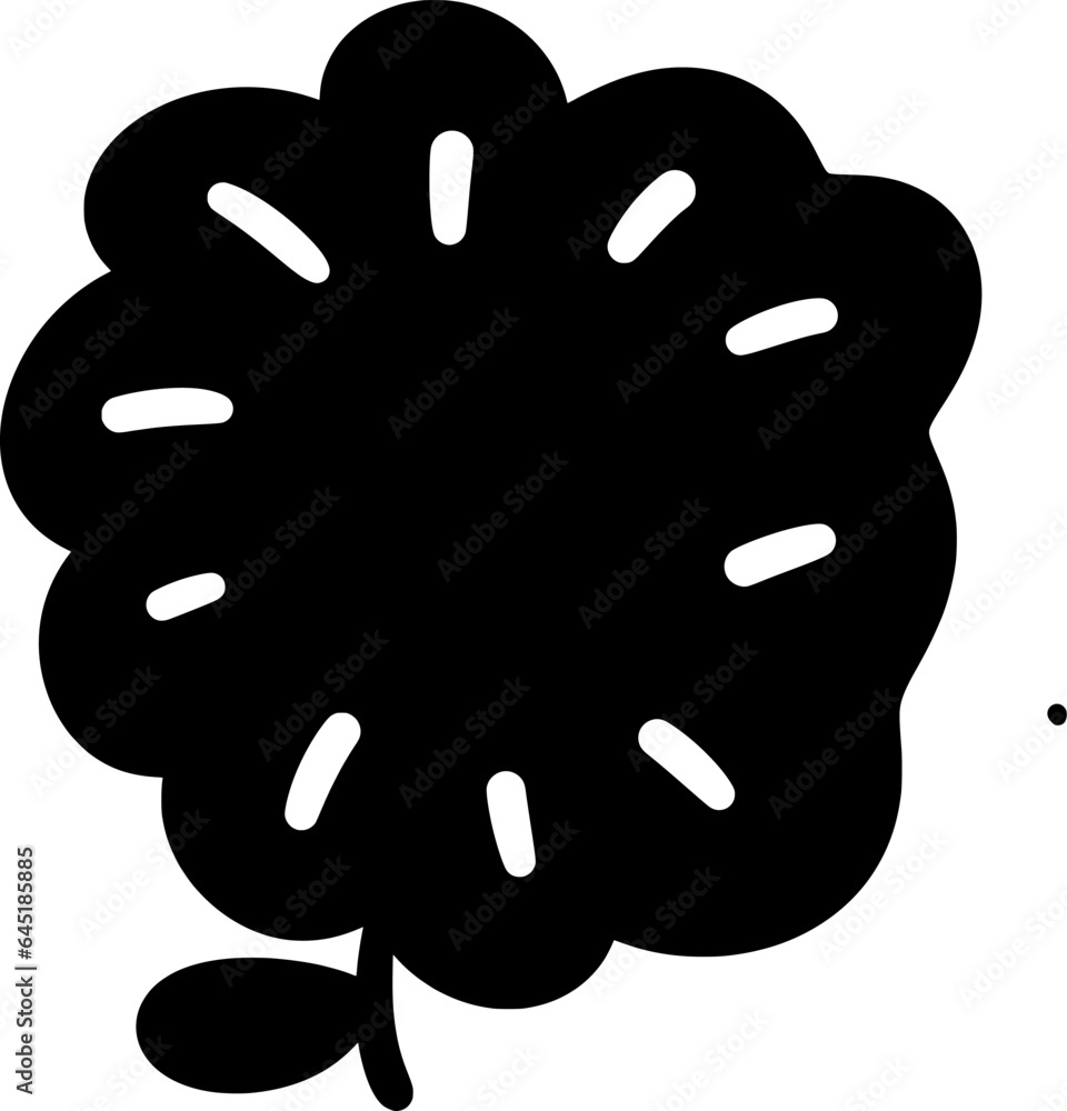 Obraz premium flower icon shape