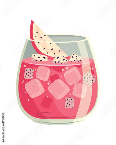 fruit drink of dragon fruit