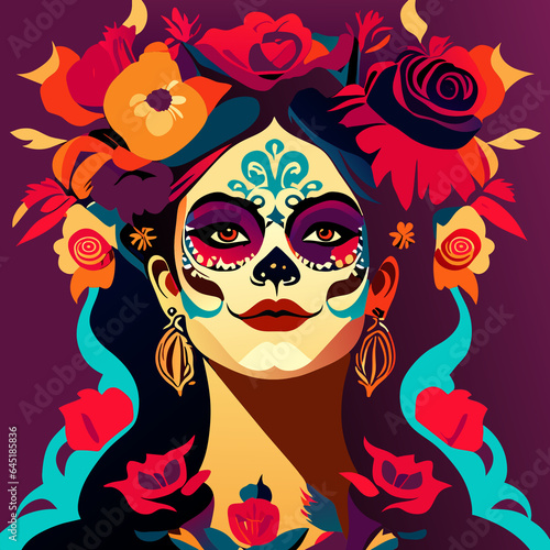 Día de los Muertos, Day of the Dead, Generative AI 