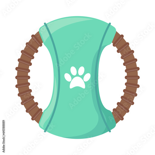pet rubber toy illustration