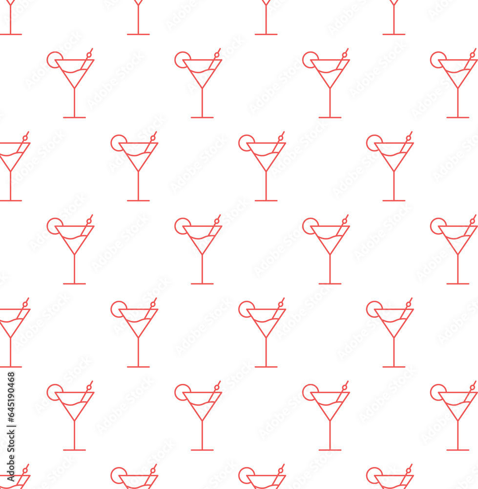 Digital png illustration of red cocktail glass pattern on transparent background Digital png illustration of red cocktail glass pattern on transparent background