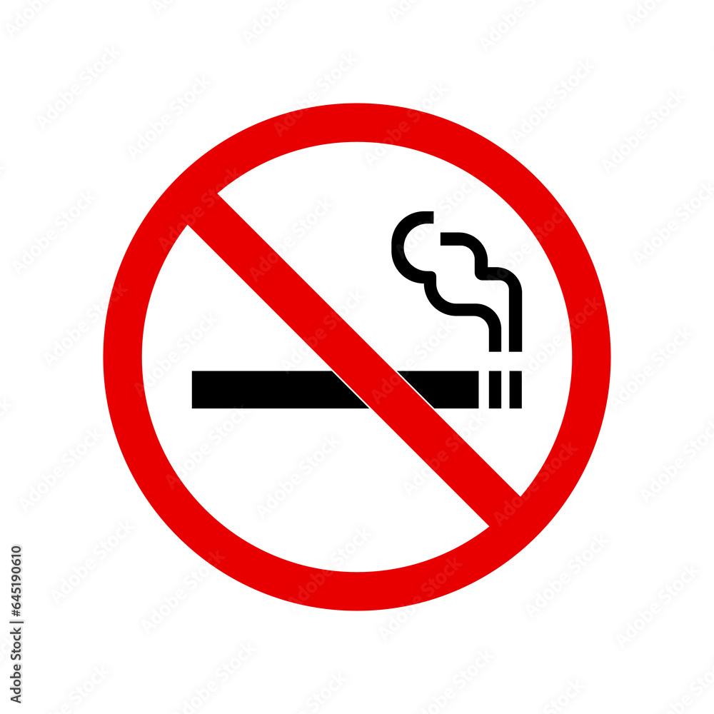 Smoking prohibition symbol. Goal, rule, prohibition, abstain, stop, no. and actions on a white background. Smoking prohibition symbol. Goal, rule, prohibition, abstain, stop, no. and actions on a white background.