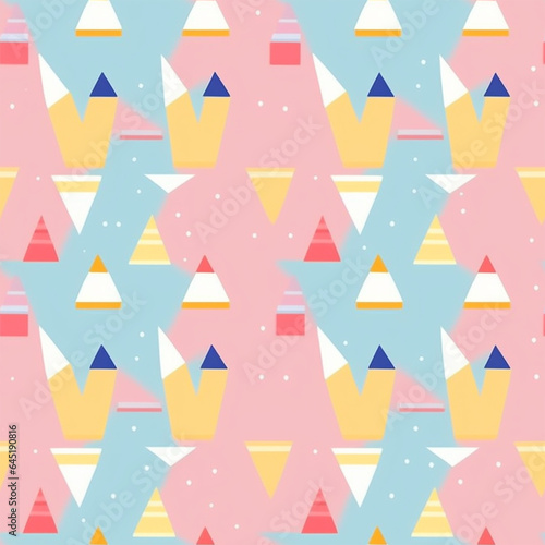 A cute and minimal style seamless pattern background and wallpaper