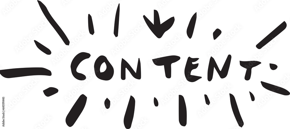 Digital png illustration of content text on transparent background Digital png illustration of content text on transparent background