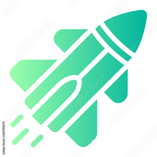 missile Gradient icon