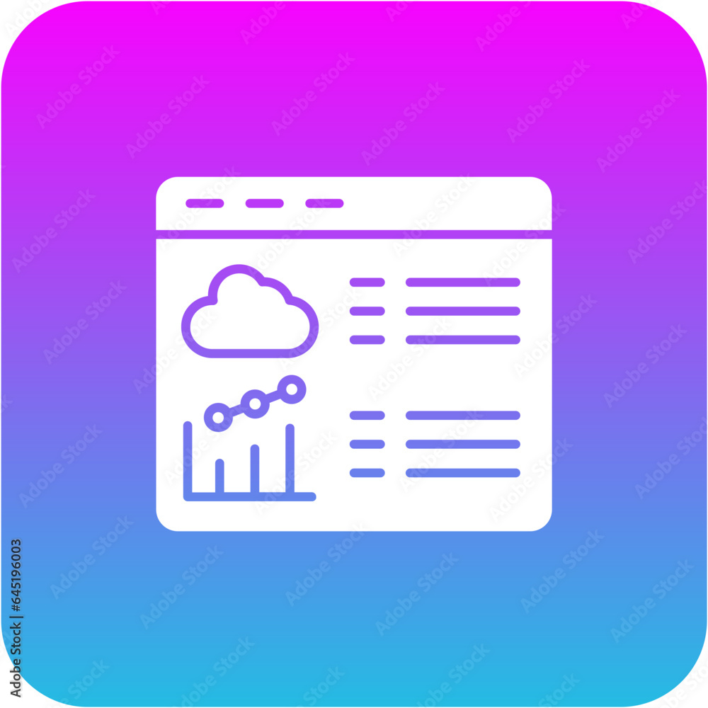 Forecast Analytics Icon Forecast Analytics Icon