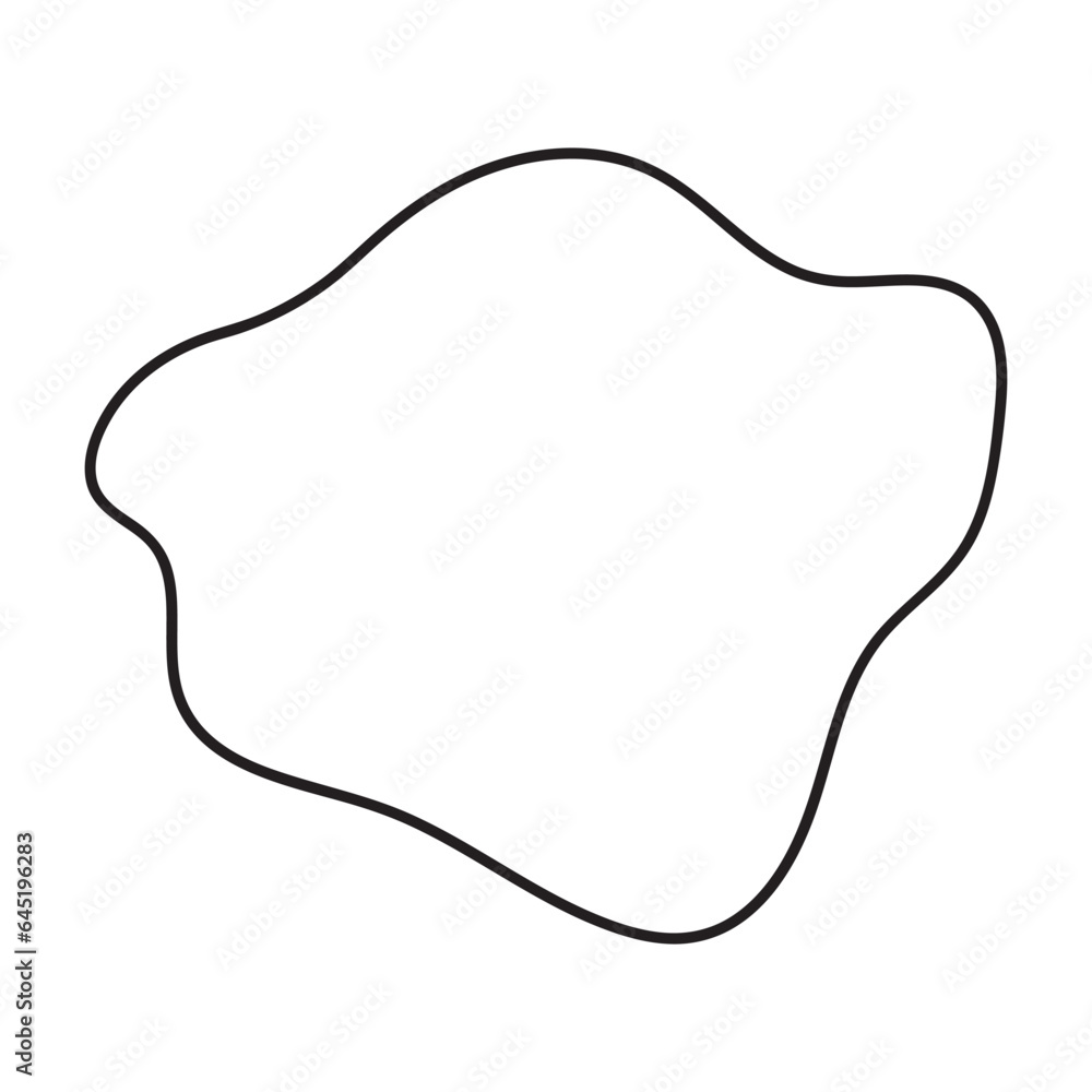 abstract blobs outline for background abstract blobs outline for background