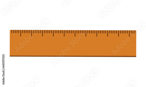 school wooden ruler
