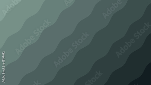 Wave Pattern Abstract background, Wallpaper With Bluish Cyan - Greenish Cyan  colors of wave pattern. Vector illustration for design.