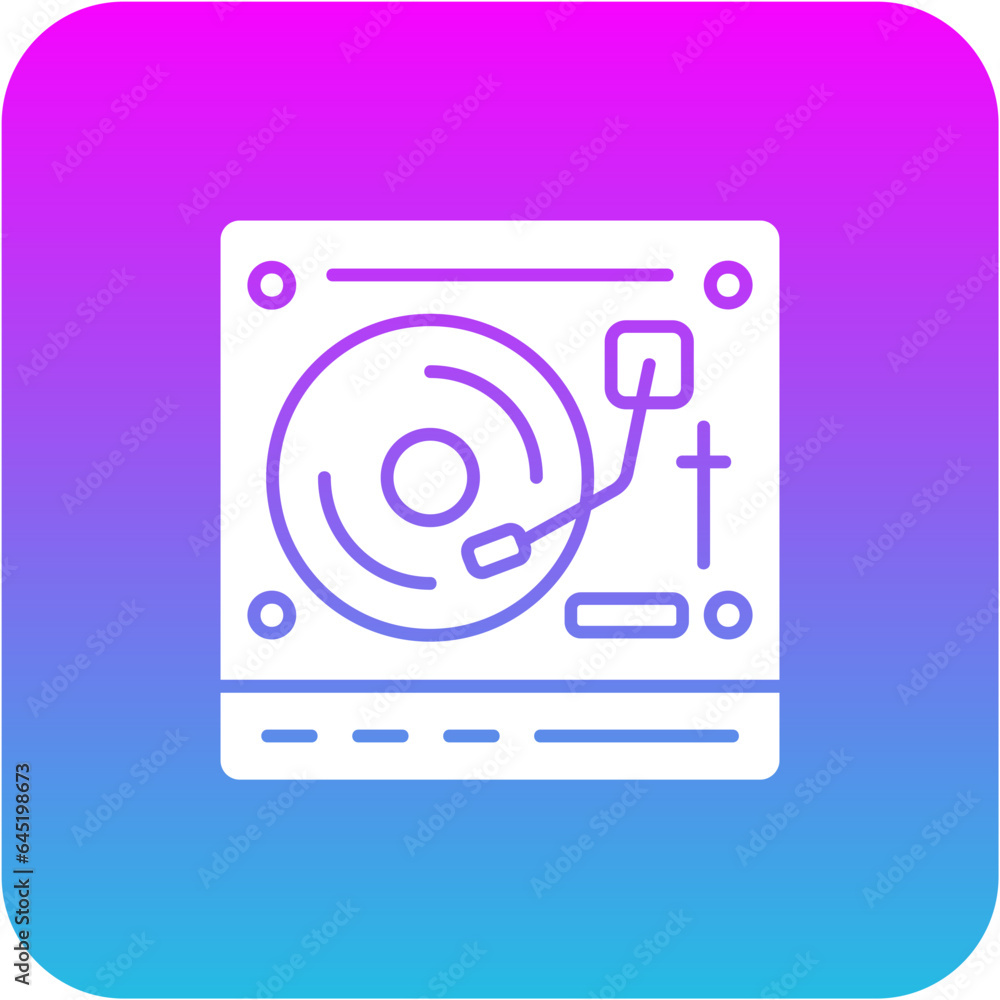 Turntable Icon Turntable Icon