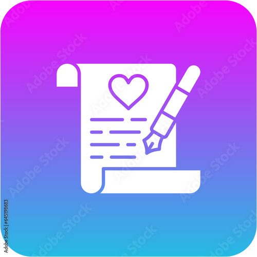 Wedding Contract Icon