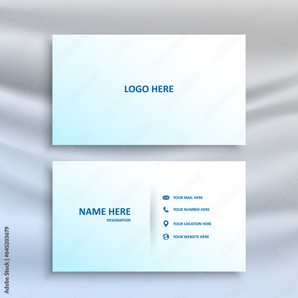 Creative and Clean Business Card Template. Creative and Clean Business Card Template.