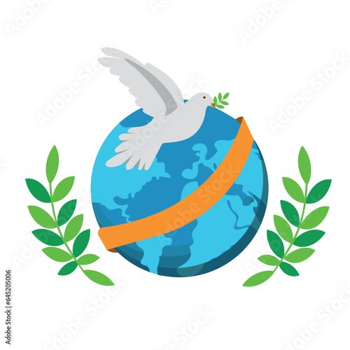 world peace day with world