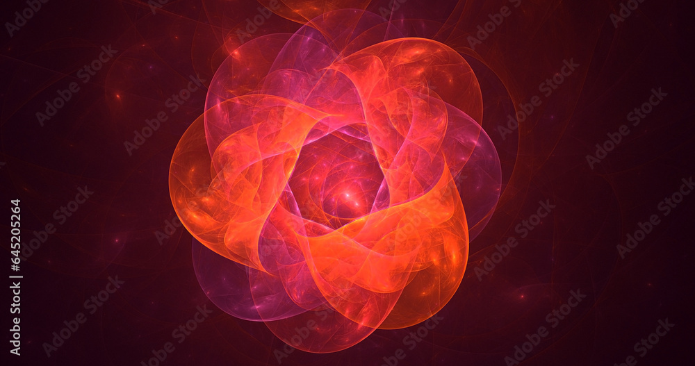 3D manual rendering abstract fractal light background 3D manual rendering abstract fractal light background