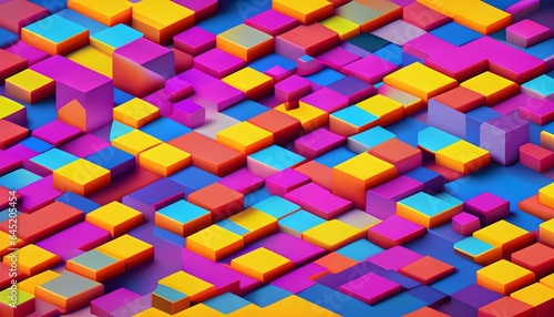 abstract colorful background, abstract image of colorful cubes and squares, pattern, color, texture, art, design, wallpaper, illustration, square, shape