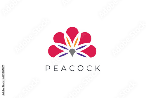 Peacock Consultant Animals Vector Logo