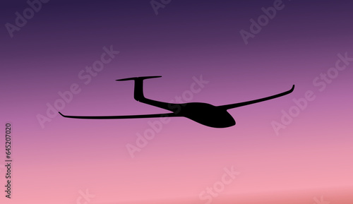 Glider (aircraft) silhouette
