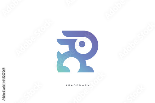Rabbit Bunny Animals Vector Logo