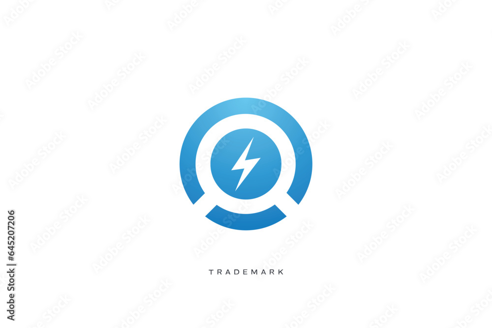 Power Supply Industrial Technology Vector Logo Power Supply Industrial Technology Vector Logo