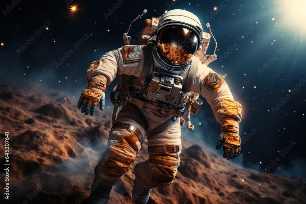 Space man generate with AI. Space man generate with AI.