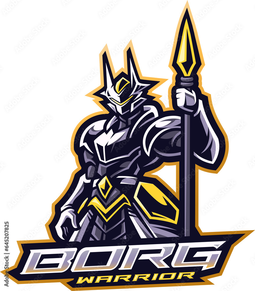 Borg warrior esport mascot