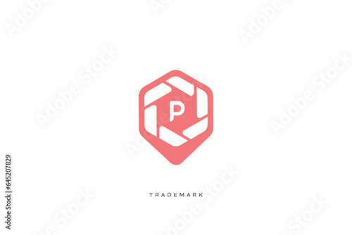 p letter vector trademark brand logo